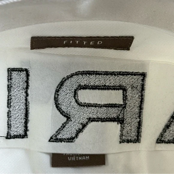 NEW Ariat Men's White Button Down Shirt w Logo Accents DISCONTINUED MODEL Sz S - Picture 14 of 16